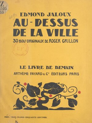 cover image of Au-dessus de la ville